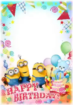범주에서의 사진 효과 생일 № 142397. 프레임에 비문: 생일 축하합니다!