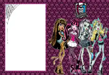 범주에서의 사진 효과 어린이용 다양한 프레임 № 154367. 프레임에 비문: Monster High