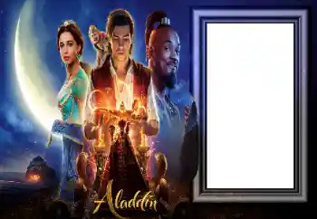 범주에서의 사진 효과 어린이용 다양한 프레임 № 163440. 프레임에 비문: Aladdin