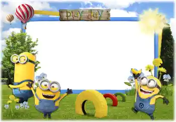 범주에서의 사진 효과 어린이용 다양한 프레임 № 179500. 프레임에 비문: Play Day