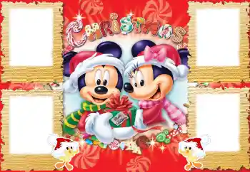 프레임에 비문: 메리 크리스마스!