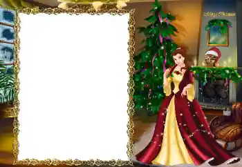 프레임에 비문: 메리 크리스마스!