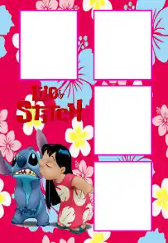 프레임에 비문: Lilo&Stitch 프레임에 비문: Lilo&Stitch