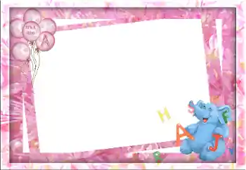 프레임에 비문: It's a girl