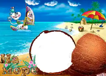 프레임에 비문: 바다에 프레임에 비문: 바다에