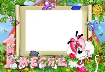 프레임에 비문: 1 개월 프레임에 비문: 1 개월