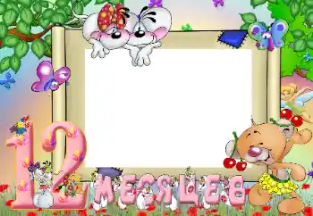 프레임에 비문: 12 개월 프레임에 비문: 12 개월