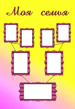 프레임에 비문: My family