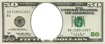 프레임에 비문: 50 долларов