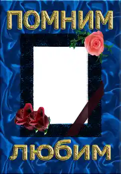 프레임에 비문: Помним Любим