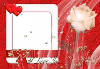 프레임에 비문: I love you 프레임에 비문: I love you