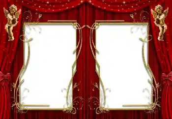 범주에서의 사진 효과 연인용 프레임 № 196470