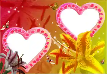 범주에서의 사진 효과 연인용 프레임 № 2246