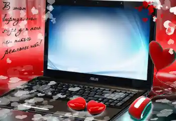 프레임에 비문: В этом виртуальном мире для меня нет никого реальнее тебя! 프레임에 비문: В этом виртуальном мире для меня нет никого реальнее тебя!