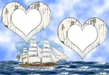 범주에서의 사진 효과 연인용 프레임 № 52047