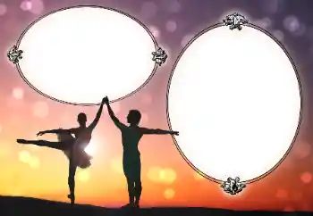 범주에서의 사진 효과 연인용 프레임 № 65935