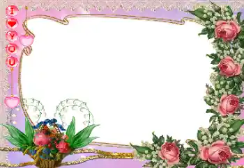 프레임에 비문: I love you 프레임에 비문: I love you