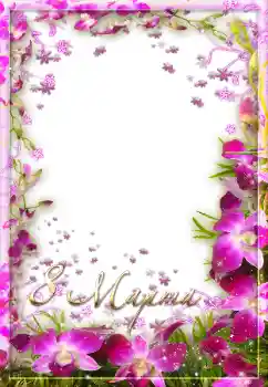 범주에서의 사진 효과 3 월 8 일 (여성날) 카드 № 67299. 프레임에 비문: Women's Day