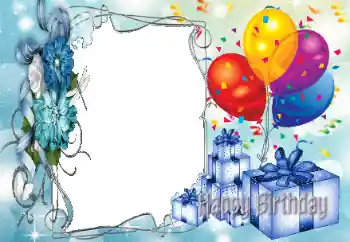 범주에서의 사진 효과 생일 카드 № 111924. 프레임에 비문: 생일 축하합니다!