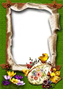 범주에서의 사진 효과 부활절 카드 № 971