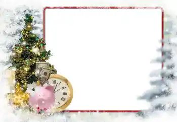 범주에서의 사진 효과 새해 엽서 № 178129