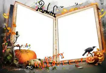 범주에서의 사진 효과 다른 휴일 № 124304. 프레임에 비문: Happy Halloween