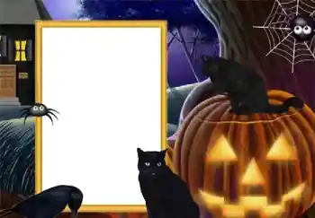 범주에서의 사진 효과 다른 휴일 № 128555. 프레임에 비문: Happy Halloween