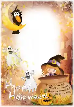 범주에서의 사진 효과 다른 휴일 № 129973. 프레임에 비문: Happy Halloween