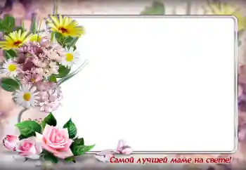 범주에서의 사진 효과 다른 휴일 № 146362. 프레임에 비문: 세상에서 제일 좋은 엄마