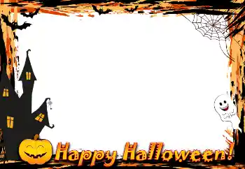범주에서의 사진 효과 다른 휴일 № 154389. 프레임에 비문: Happy Halloween