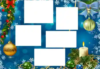 범주에서의 사진 효과 크리스마스 카드 № 163361
