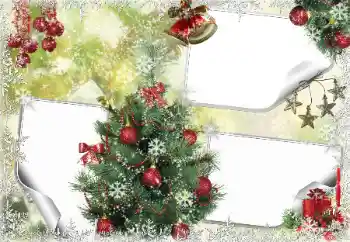 범주에서의 사진 효과 크리스마스 카드 № 85300