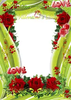 프레임에 비문: 발렌타인 데이를 축하합니다 프레임에 비문: 발렌타인 데이를 축하합니다