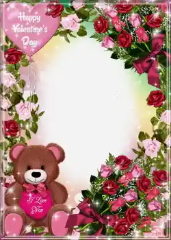 프레임에 비문: 발렌타인 데이를 축하합니다 프레임에 비문: 발렌타인 데이를 축하합니다