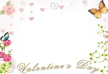프레임에 비문: Valentine's Day