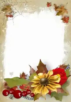 프레임에 비문: Autumn 프레임에 비문: Autumn