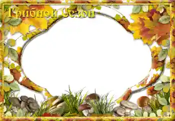 프레임에 비문: Грибной Сезон