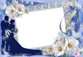 범주에서의 사진 효과 웨딩 프레임 № 24275