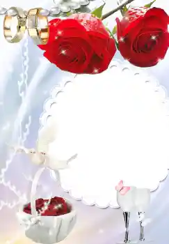 범주에서의 사진 효과 웨딩 프레임 № 2653