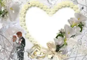범주에서의 사진 효과 웨딩 프레임 № 45847