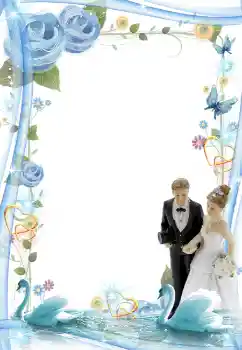 범주에서의 사진 효과 웨딩 프레임 № 4921