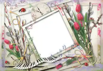 범주에서의 사진 효과 여성 프레임 № 42599