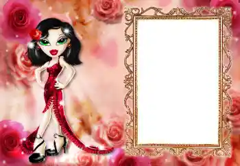 범주에서의 사진 효과 여성 프레임 № 49529